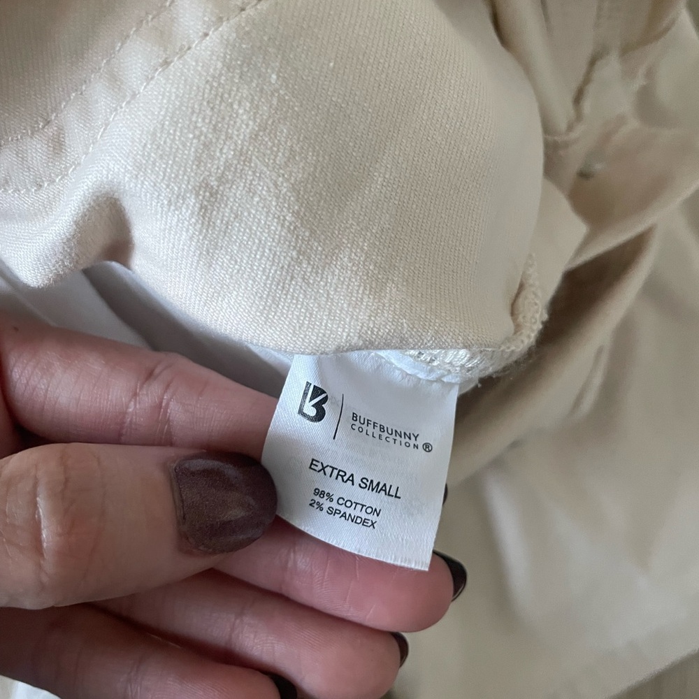 NWOT Buffbunny Over it Alls - Ivory - XS Short - Picture 12 of 12